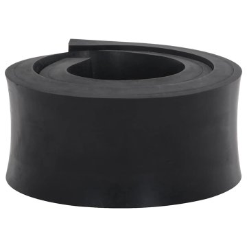 Vidaxl Gumijasti rob za snežni plug črn 80x8x2 cm