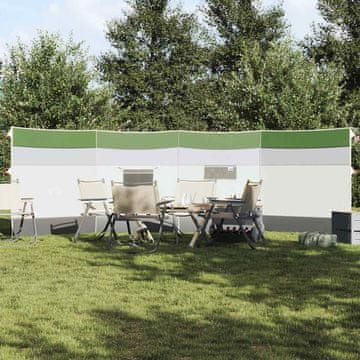 Vidaxl vidaXL Kamperska vetrovka zelena 510 x 153 cm vodoodporna
