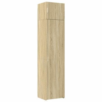Vidaxl Ozka omara za shranjevanje sonoma hrast 50x42,5x225 cm inž. les