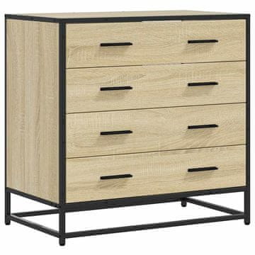 Vidaxl Omarica s predali sonoma hrast 70x41x70 cm konstruiran les