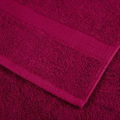 Vidaxl Premium kopalne brisače SOLUND 4 kosi bordo 100x150 cm 600 gsm