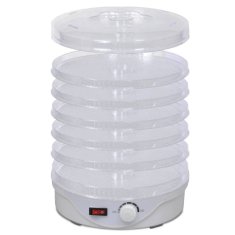 Vidaxl Sušilnik hrane okrogli 250 W s 6 pladnji