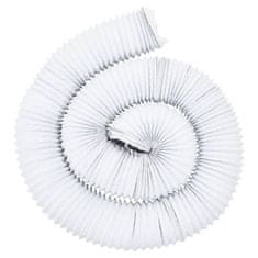 Vidaxl Prezračevalni kanal aluminij in PVC 6 m Ø10 cm