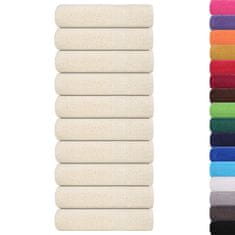 Vidaxl Kopalne brisače 10 kos krem 100x150 cm 360 gsm 100% bombaž