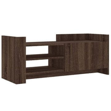 Vidaxl TV omarica rjav hrast 100x35x40 cm inženirski les