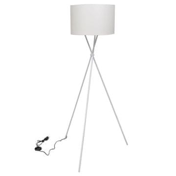 Vidaxl Stoječa svetilka s stojalom črne barve 139 cm