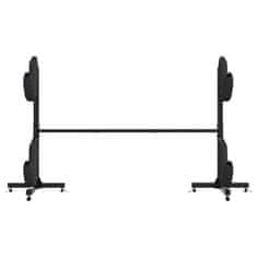 Vidaxl Stojalo za shranjevanje kajakov 2 kajaka 250x57x127,5 cm jeklo