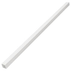 Vidaxl Kabelska cev samolepilna 15x10 mm 30 m PVC