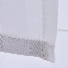 Vidaxl Zavesa za tuš Satin White 180x200 cm