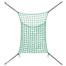 Vidaxl Mreža za seno 2 kosa pravokotna zelena 90x60 cm PP