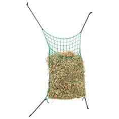 Vidaxl Mreža za seno 2 kosa pravokotna zelena 90x60 cm PP