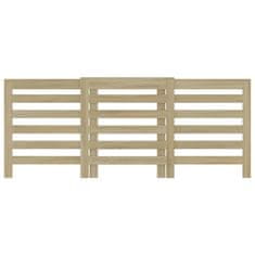 Vidaxl Pokrov za radiator sonoma hrast 205x21,5x83,5 cm inženirski les
