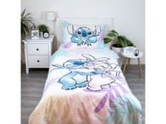 Disney DISNEY Stitch Andzia DVEH STRANI, bombažna otroška posteljnina z zadrgo, 100% BOTH 140x200cm+60x80cm OEKO-TEX 