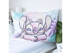 Disney DISNEY Stitch Andzia DVEH STRANI, bombažna otroška posteljnina z zadrgo, 100% BOTH 140x200cm+60x80cm OEKO-TEX 