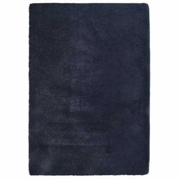 Vidaxl Visoka košata preproga NAVARRA mornarsko 240x340 cm poliester