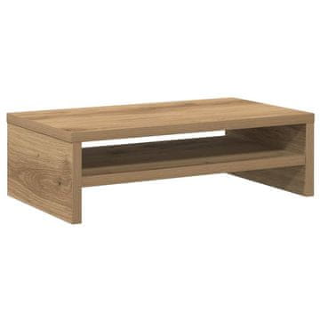 Vidaxl Stojalo za monitor Artisan Oak 42x24x13 cm iz inženirskega lesa