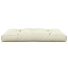 Vidaxl Blazina za kavč iz palet krem 120x80x12 cm