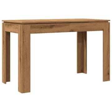 Vidaxl Jedilna miza artisian hrast 120x60x76 cm inženirski les