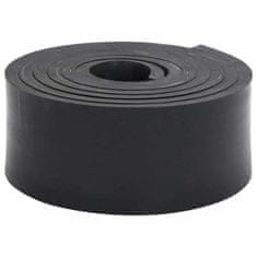 Vidaxl Gumijasti rob za snežni plug črn 250x10x1 cm