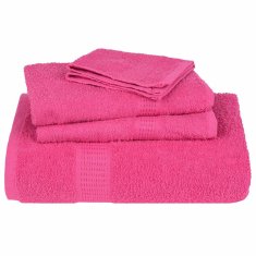 Vidaxl Brisače za savno 2 kos roza 80x200 cm 360 gsm 100% bombaž