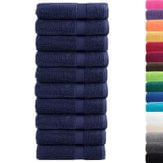 Vidaxl Premium kopalne brisače SOLUND 10 kos modra 100x150 cm 600 g/m2