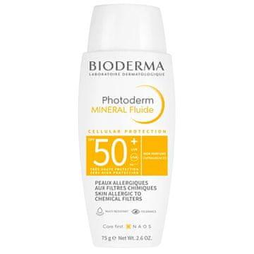Bioderma Mineralni fluid za sončenje SPF 50+ Photoderm (mineralni fluid) 75 g