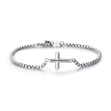 S'Agapõ Elegantna moška zapestnica Cross Rogue SRG12