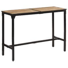 Vidaxl Barska miza 150x55x107 cm trden robusten mangov les