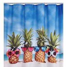 Vidaxl Zavesa za tuš Funanas 180x200 cm