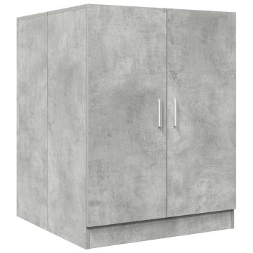 Vidaxl omara za pralni stroj betonsko siva 70,5x71,5x91,5 cm
