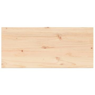 Vidaxl Mizna plošča 100x50x1,7 cm pravokotna trdna borovina