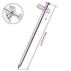 Vidaxl Klini za šotor 24 kosov 19,5 cm Ø8 mm pocinkano jeklo
