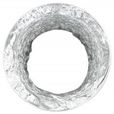 Vidaxl Prezračevalni kanal aluminij 6 m Ø10 cm