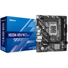 ASRock H610M-HDV/M.2 R2.0 LGA1700 DDR4 mATX osnovna plošča