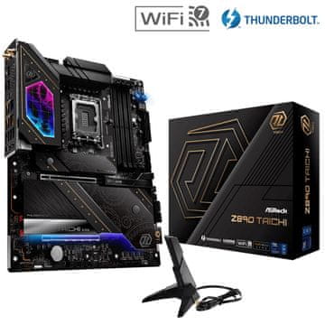 ASRock Z890 Taichi LGA1851 4xDDR5 Wi-Fi gaming RGB ATX osnovna plošča