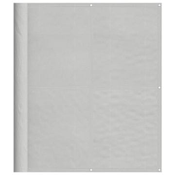 Vidaxl Balkonsko platno svetlo sivo 120x300 cm 100 % poliester oxford