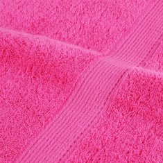 Vidaxl Premium brisače SOLUND 4 kos roza 100x200 cm 600 gsm
