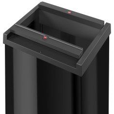 Vidaxl Koš za smeti Big-Box Swing velikost XL 52 L črn
