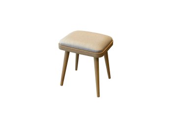 Woody Fashion Stool Set (2 Pieces) Vina Mini 1005 - Oak, Cream