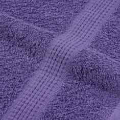 Vidaxl Kopalne brisače 10 kos vijolična 100x150cm 360 g/m² 100% bombaž