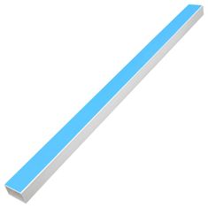 Vidaxl Kabelska cev samolepilna 60x40 mm 10 m PVC