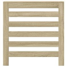Vidaxl Pokrov za radiator sonoma hrast 78x20x82 cm inženirski les