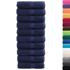 Vidaxl Premium brisače SOLUND 10 kosov modra 30x30 cm 600 g/m2