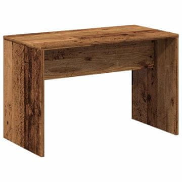 Vidaxl toaletni stolček Old Wood 70x35x45 cm inženirski les