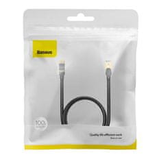 BASEUS Ethernet RJ45, 10Gbps, 1m omrežni kabel (črn)