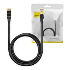 BASEUS Ethernet RJ45, 10Gbps, 1,5 m omrežni kabel (črn)