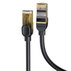 BASEUS Ethernet RJ45, 10 Gb/s, 30 m omrežni kabel (črn)
