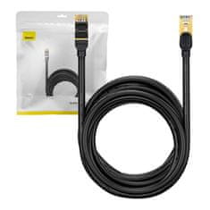 BASEUS Ethernet RJ45, 10 Gb/s, 30 m omrežni kabel (črn)