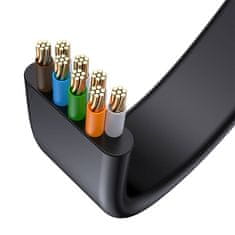 BASEUS Ethernet RJ45, 1Gbps, 15m omrežni kabel (črn)