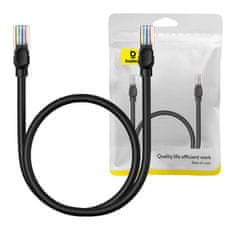 BASEUS Ethernet CAT5, 0,5 m omrežni kabel (črn)
